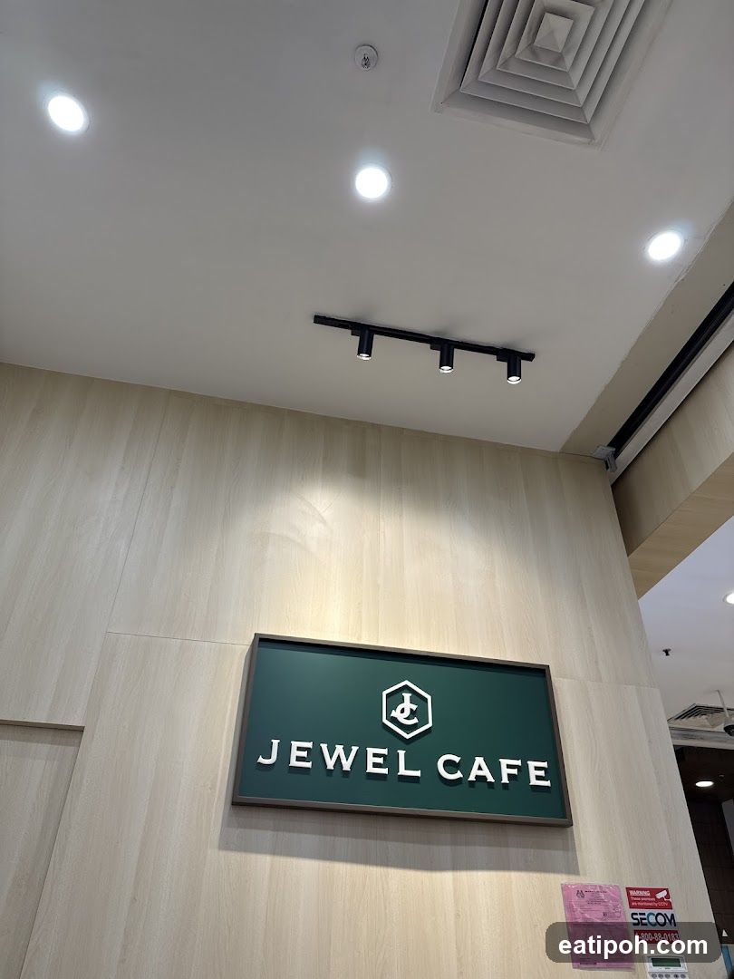 Jewel Cafe Interior Signage