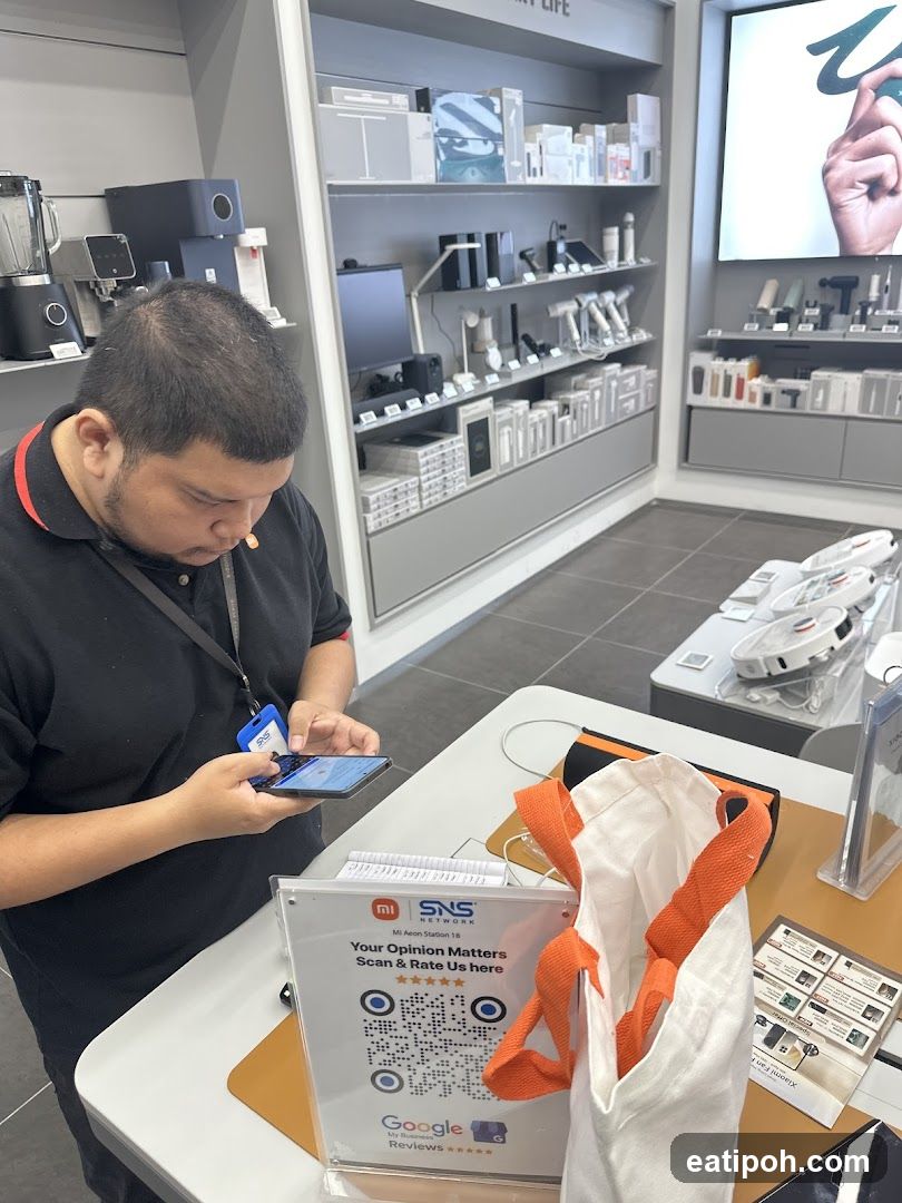 Customer at Xiaomi Store