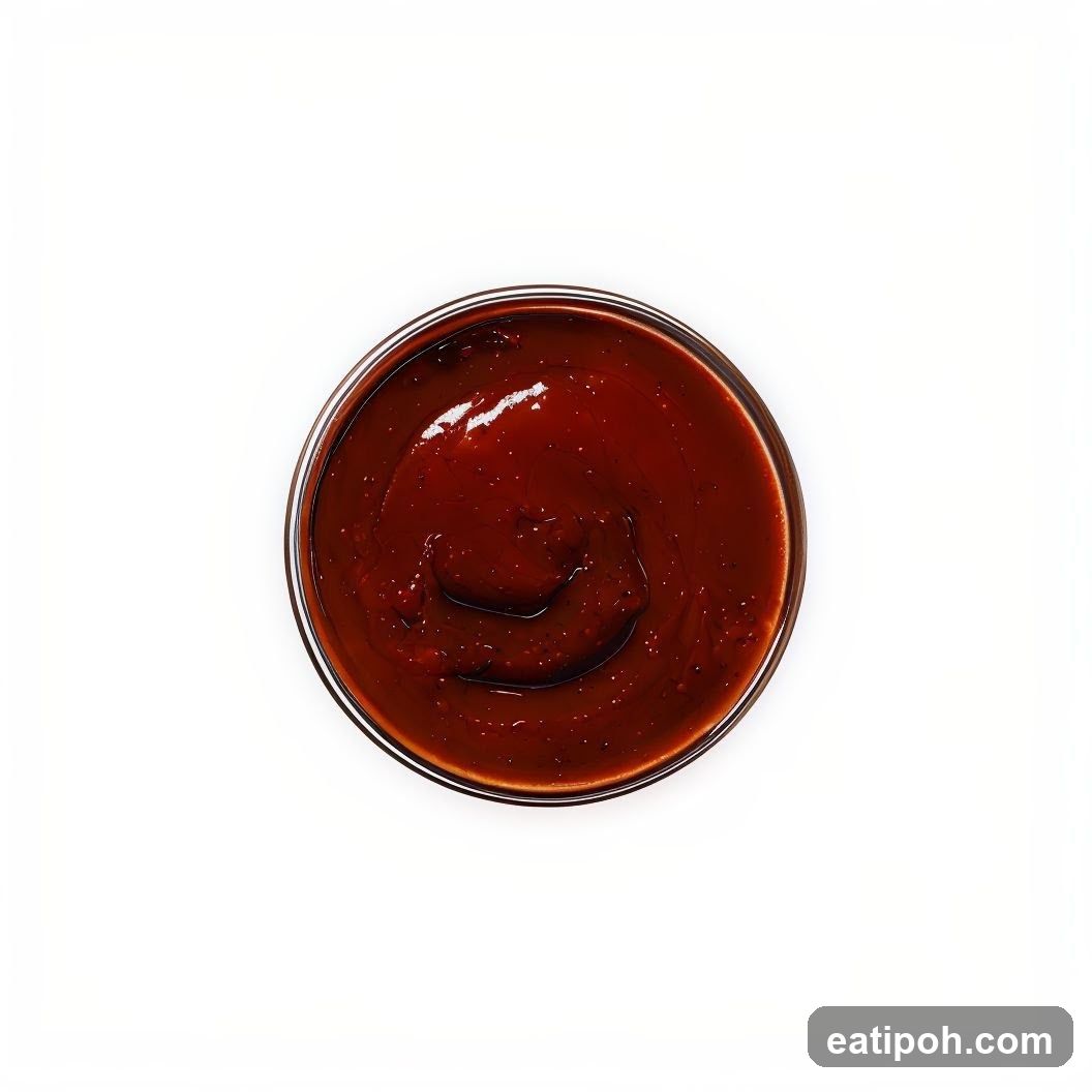 Sauce in a bowl