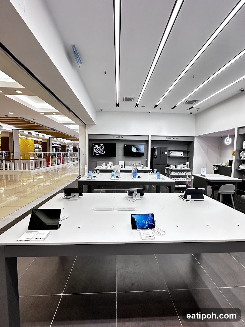 Electronics Store Interior