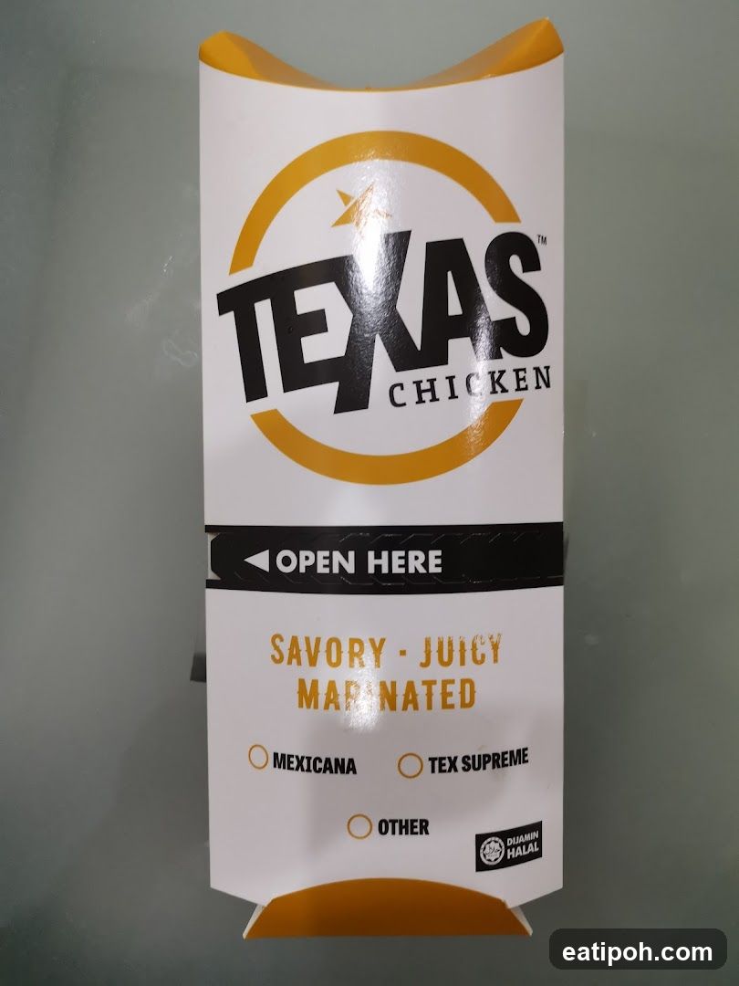 Texas Chicken Packaging