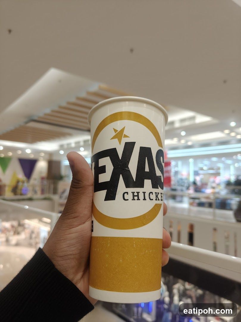 Texas Chicken Cup Held in Mall