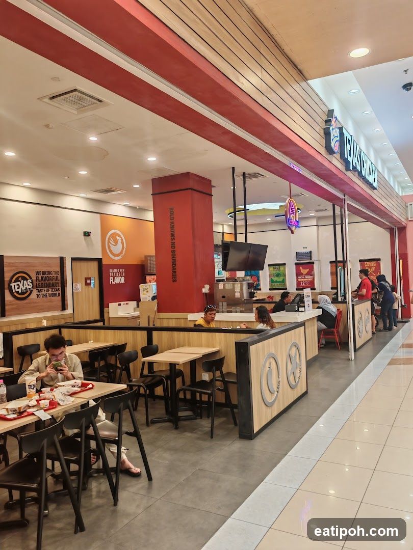 Texas Chicken restaurant interior