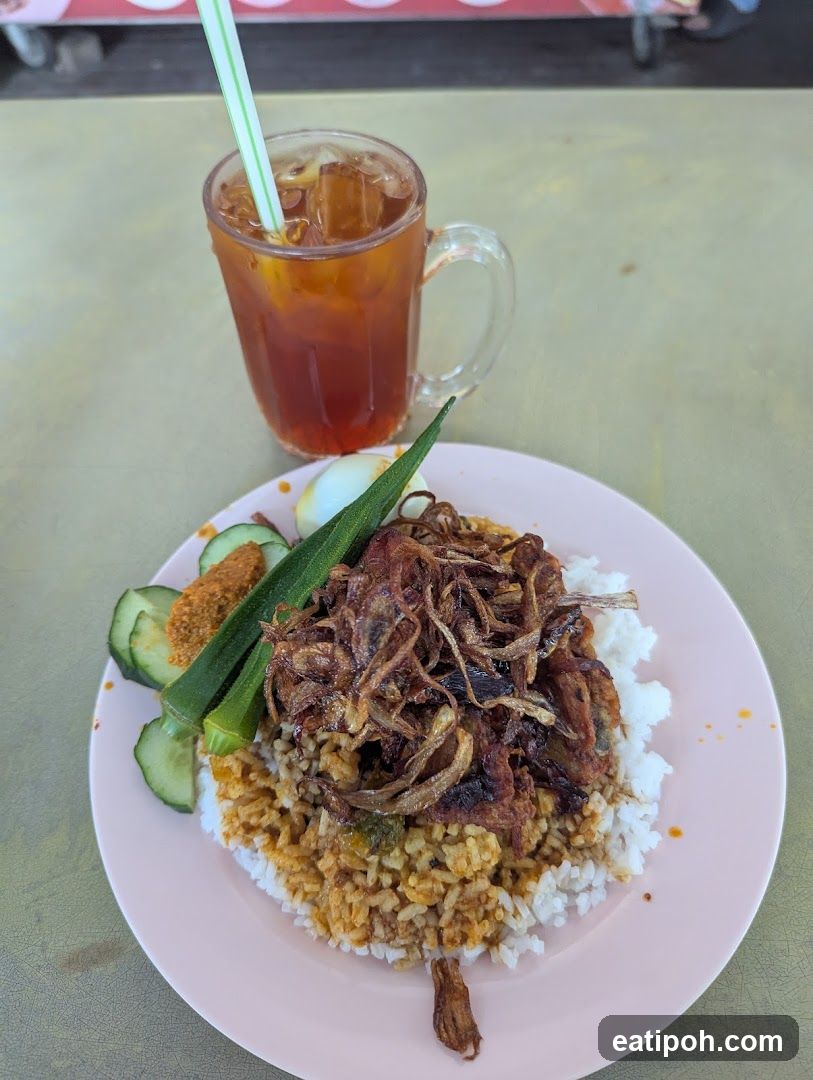 Food and Drink at a Stall