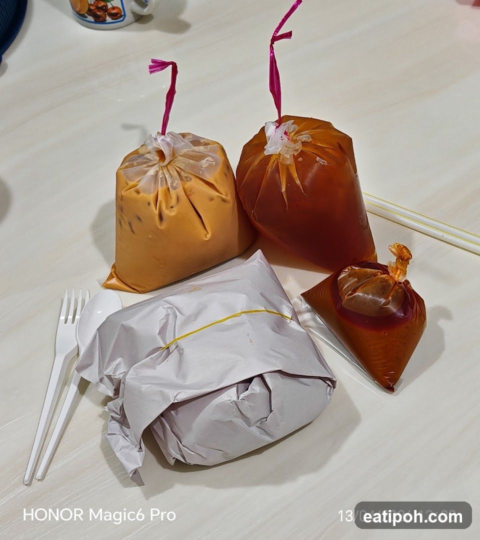 Food Items on Table