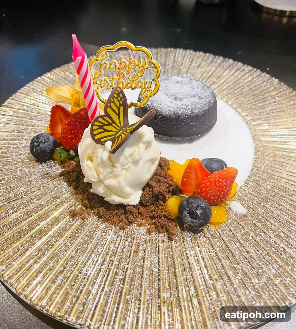 Birthday Dessert Plate