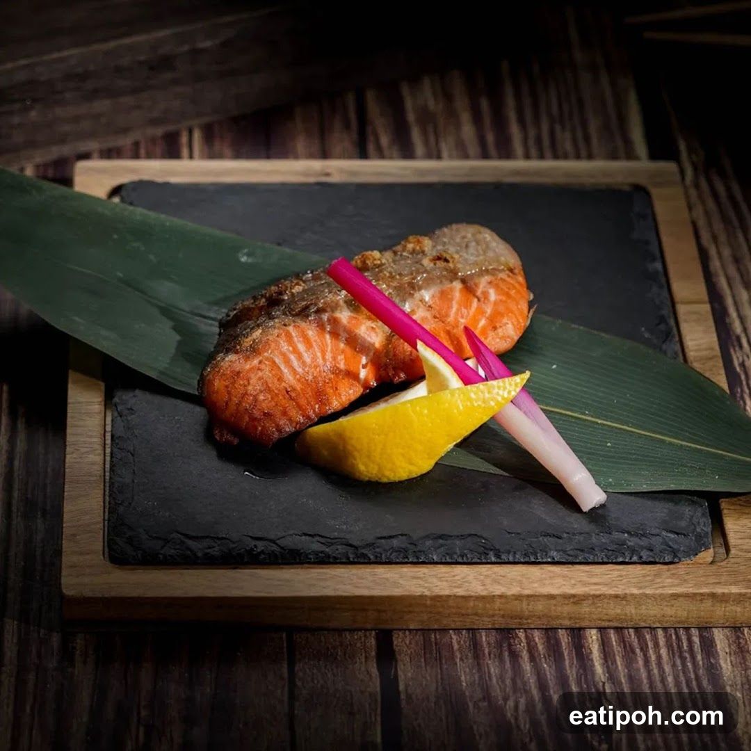 Salmon Dish Presentation