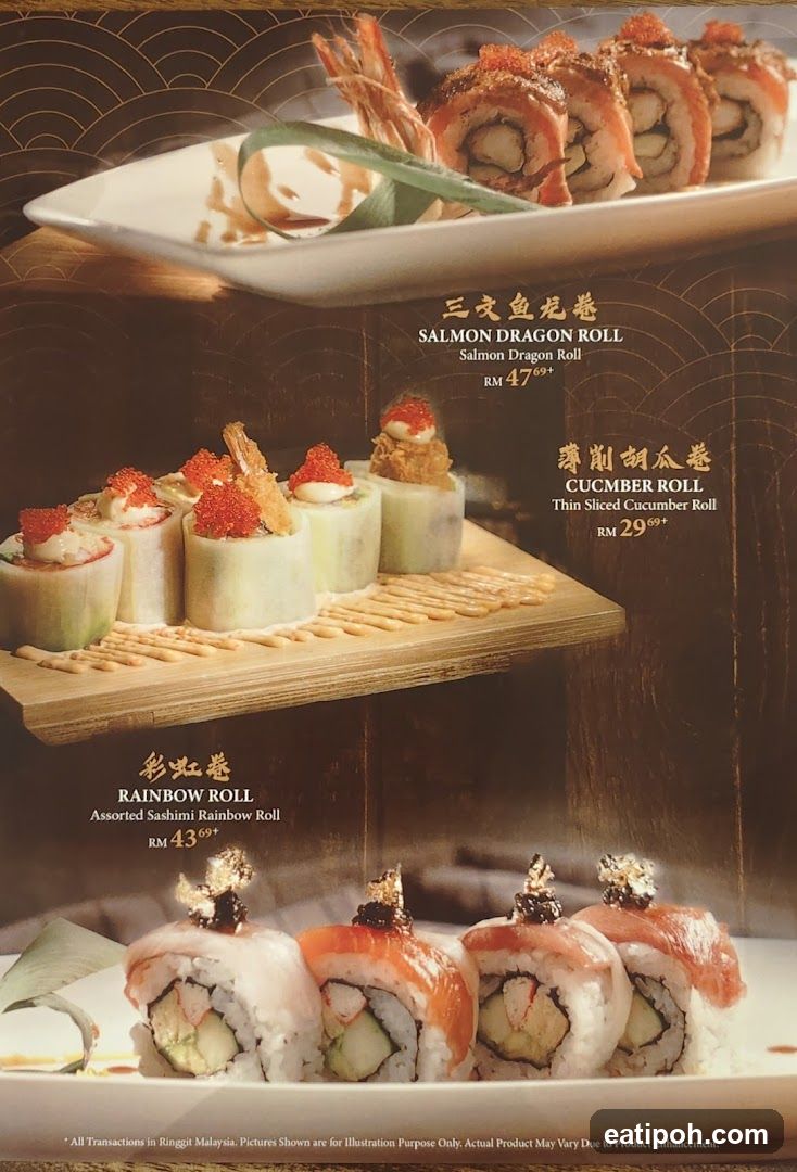 Sushi Menu