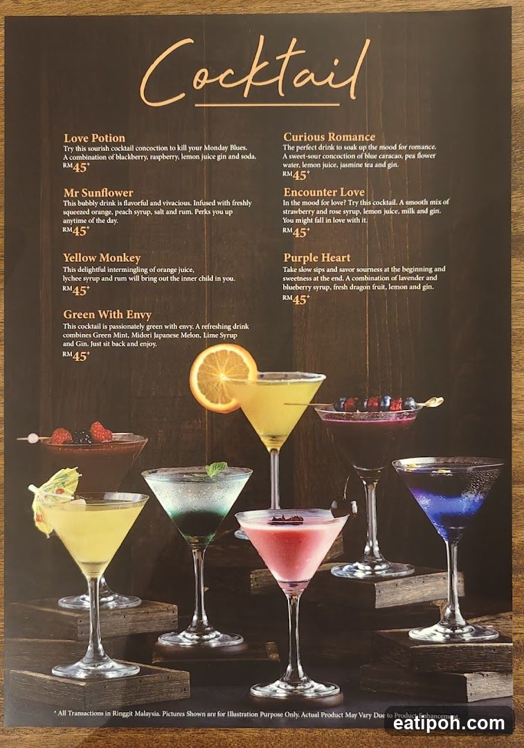 Cocktail Menu