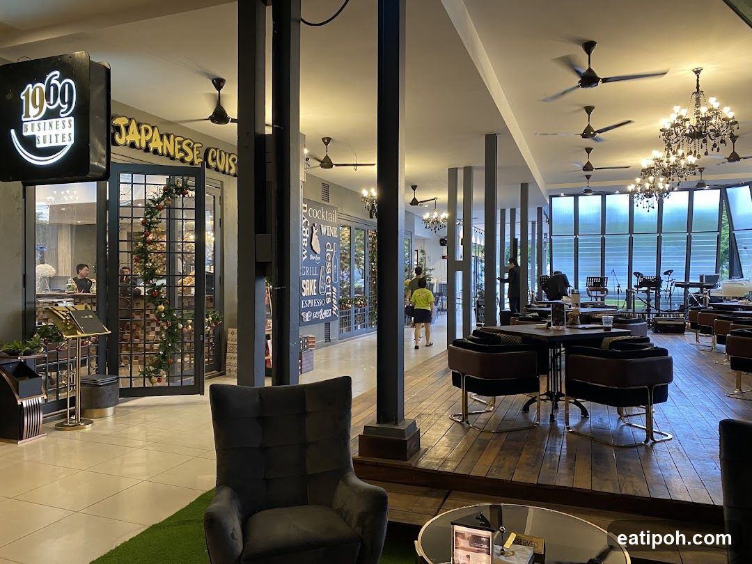 Interior of a modern business lounge or restaurant