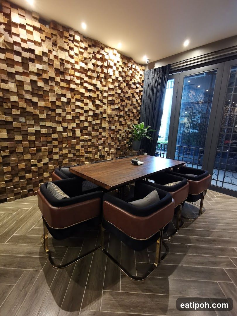 Interior dining area