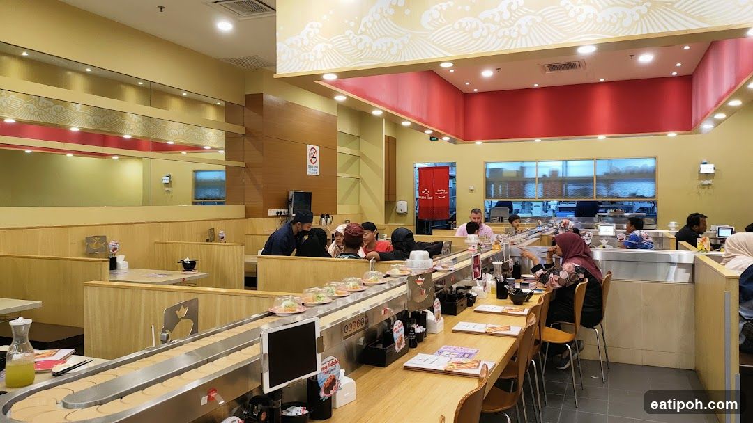 Sushi restaurant interior