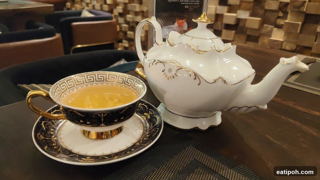 Tea Set in Interior Setting