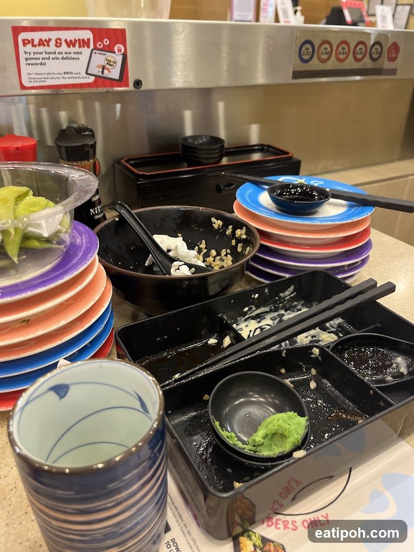 Restaurant Interior Post-Meal Cleanup