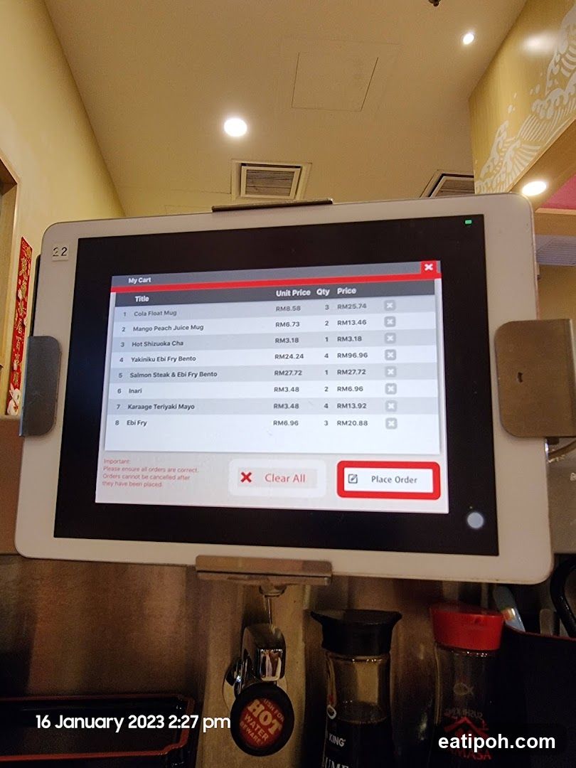 Restaurant Order Terminal