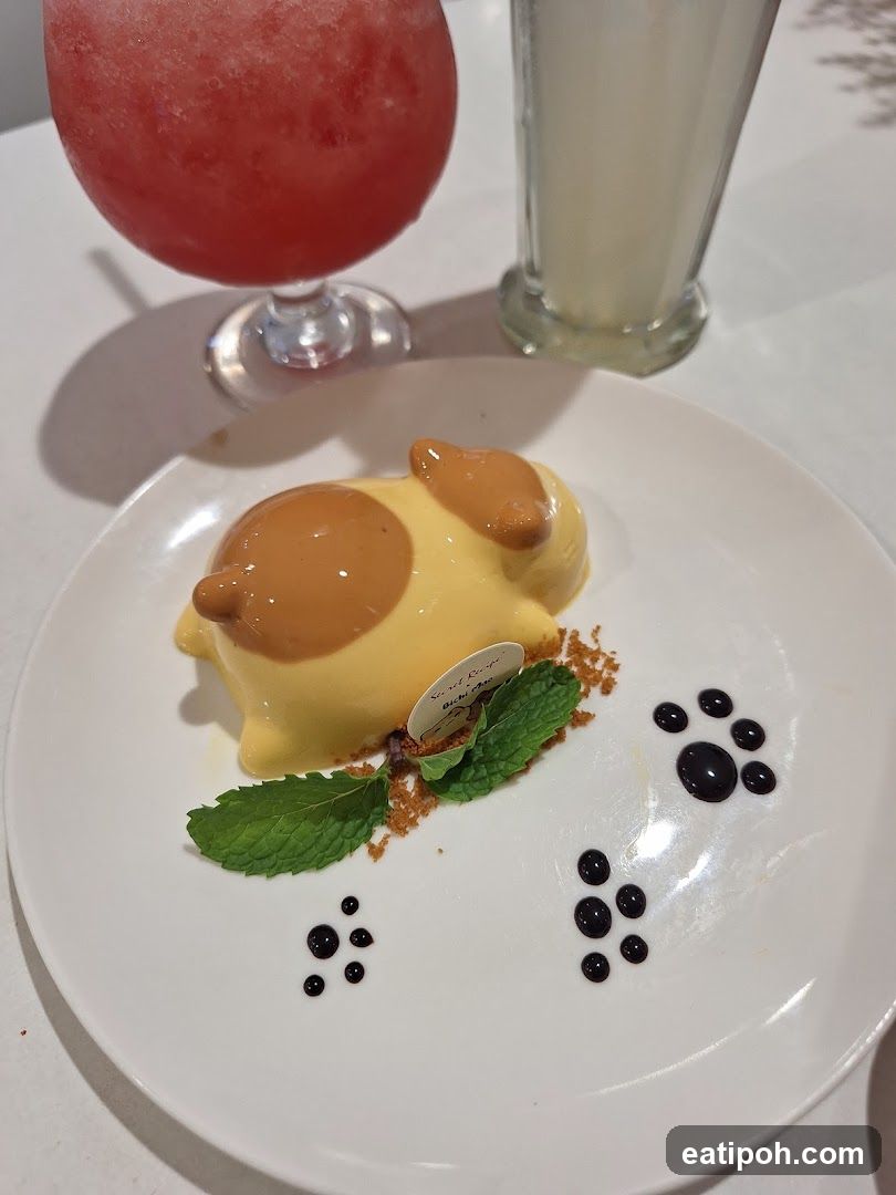 Dessert Plate with Beverages