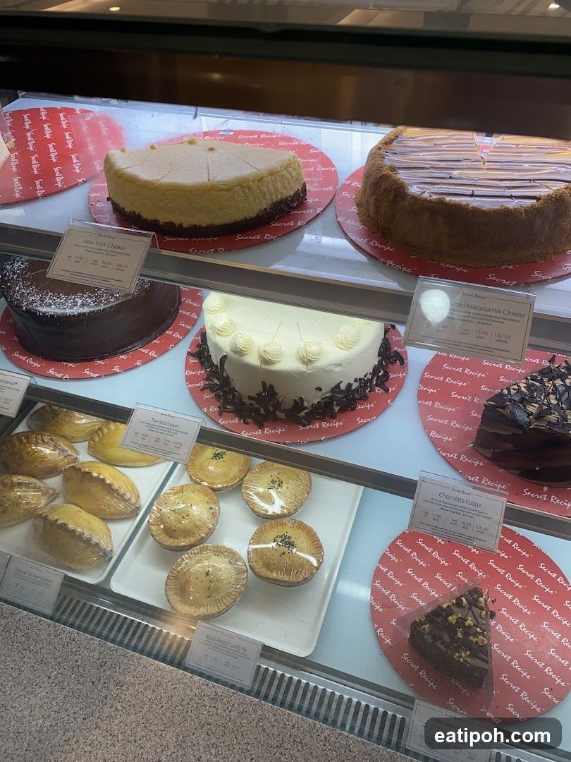 Display Case with Desserts