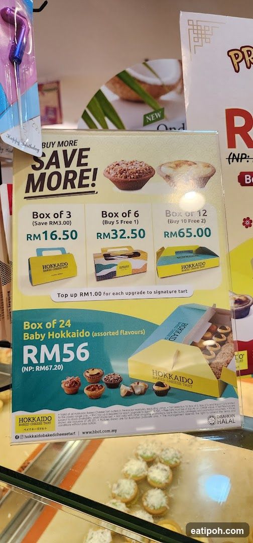 Hokkaido Baked Cheese Tart Promotion Poster
