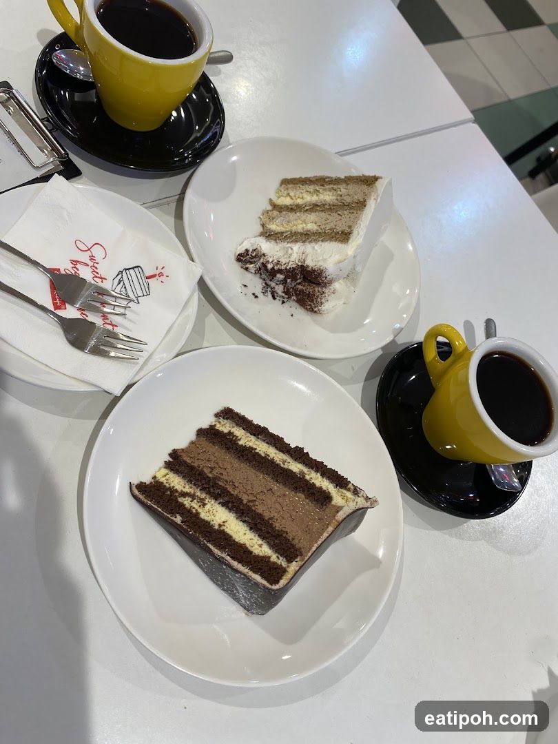 Table Setting with Desserts and Coffee
