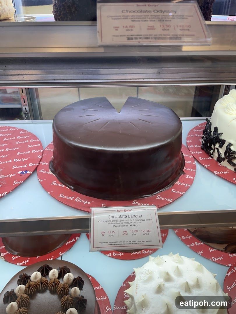 Secret Recipe Cake Display