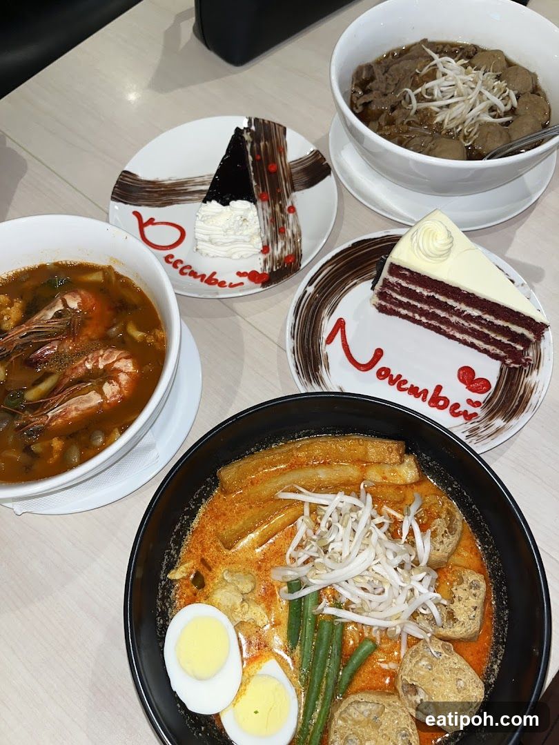 Table with Food Items
