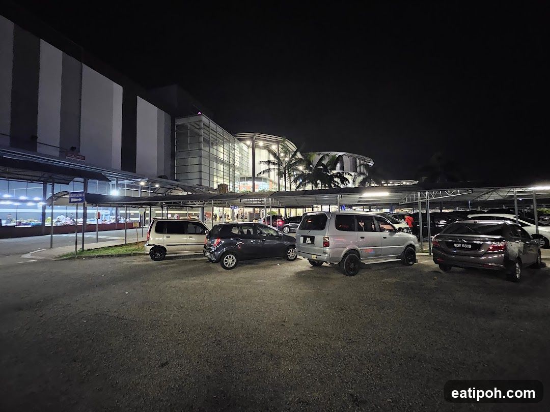 Parking Lot at Night
