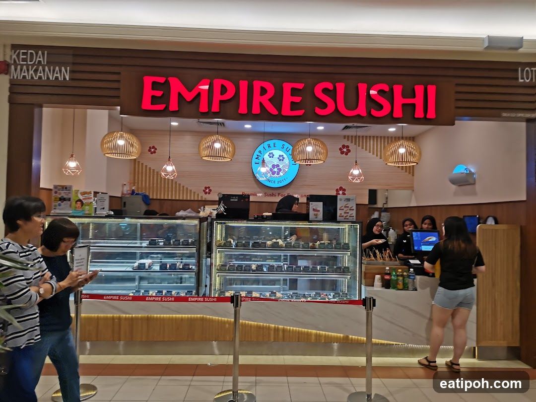 Empire Sushi storefront interior