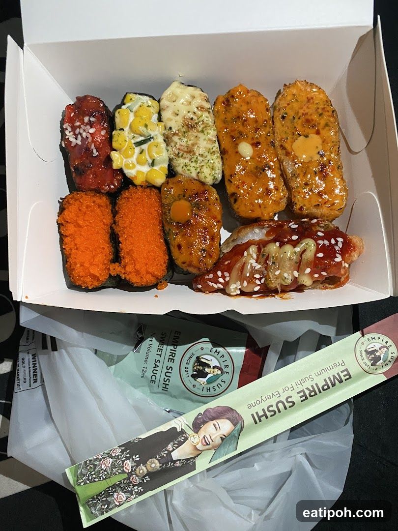 Sushi Box with Branding Materials