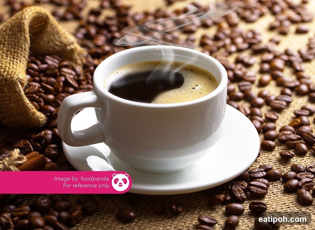 Coffee Cup with Roasted Beans