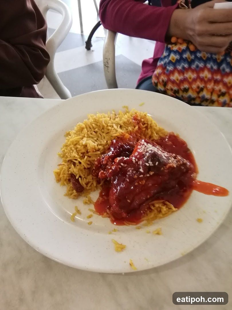 Food served at a dining table