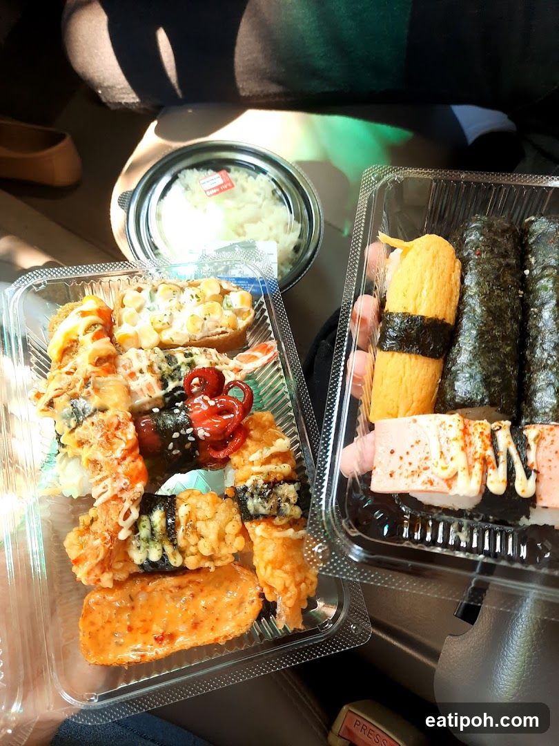 Food in plastic containers