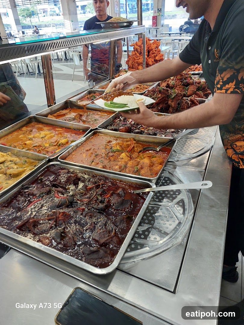 Food court buffet