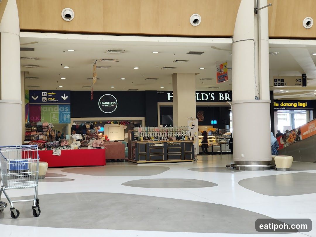 Interior of shopping mall