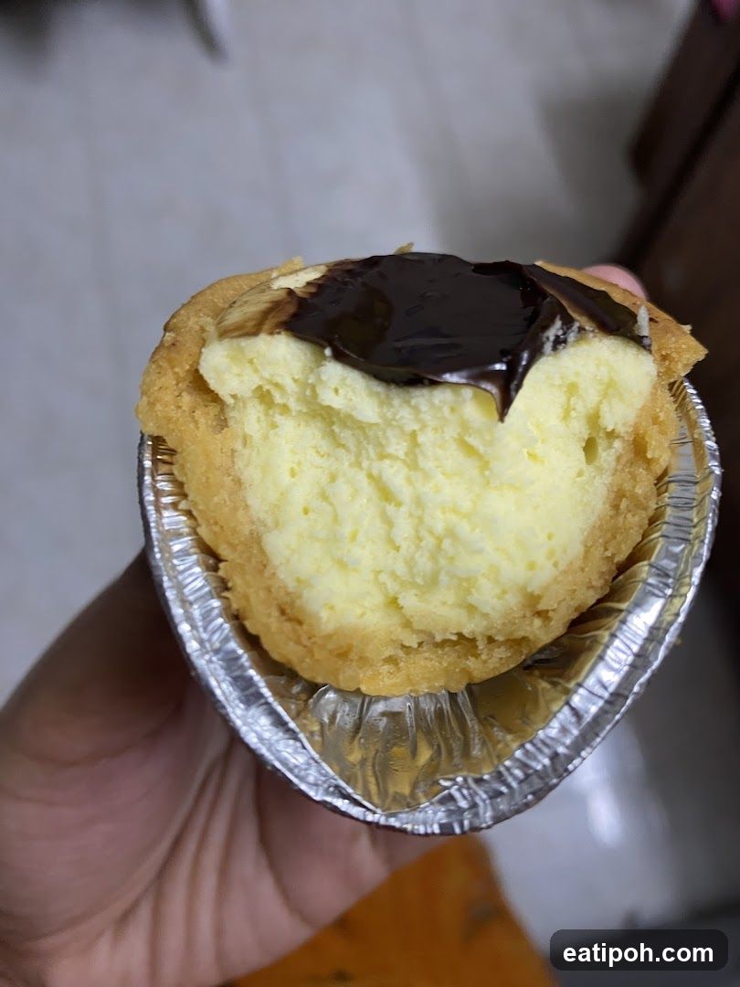 Hand holding dessert