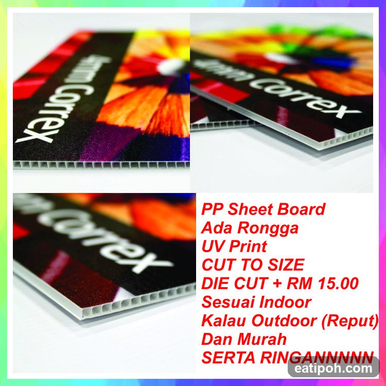 PP Sheet Board Advertisement