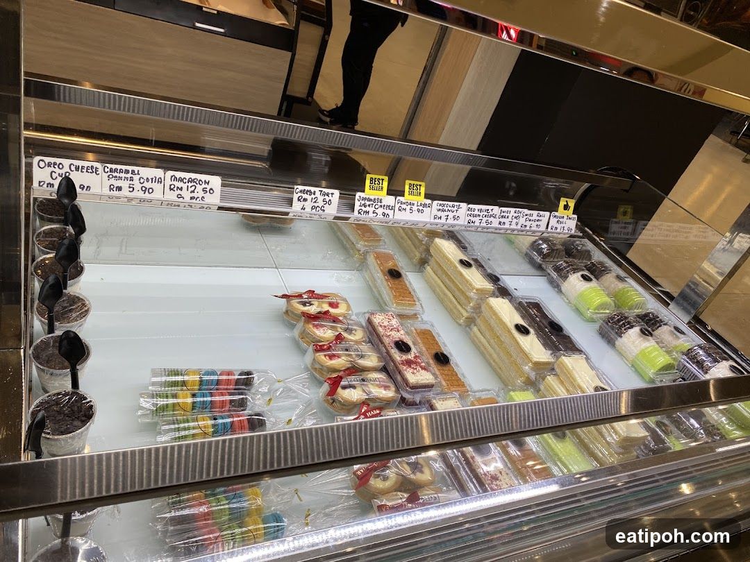 Display Case with Desserts