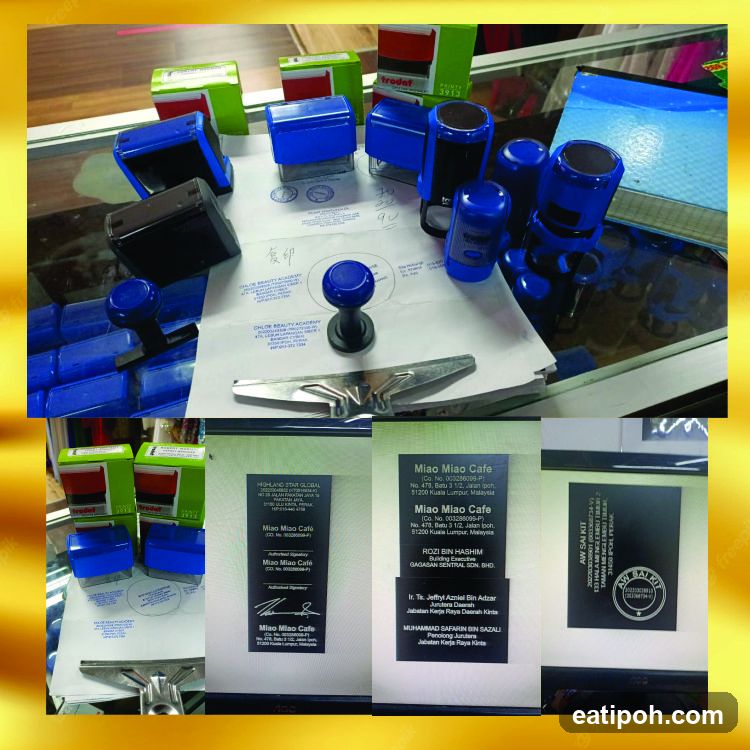 Stamps and Signage Display