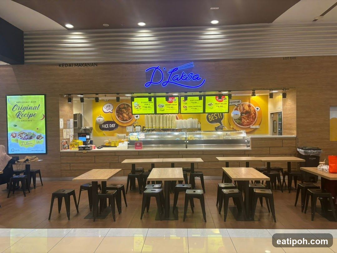 D'Laksa Food Stall Interior