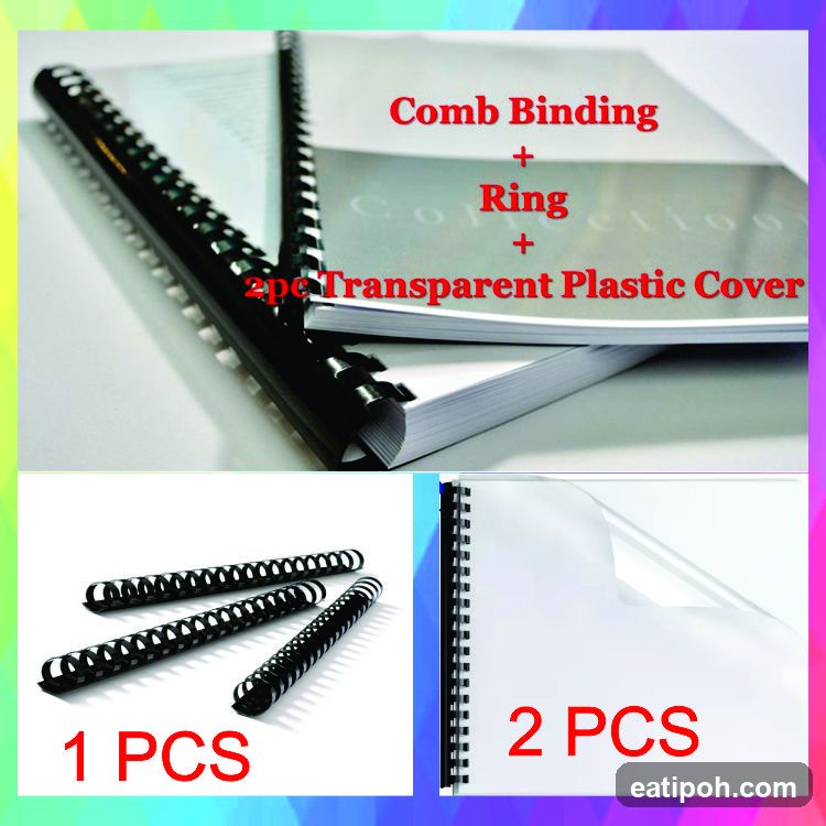 Comb Binding and Plastic Cover Set