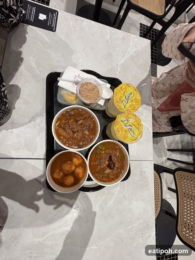 Food served on tray