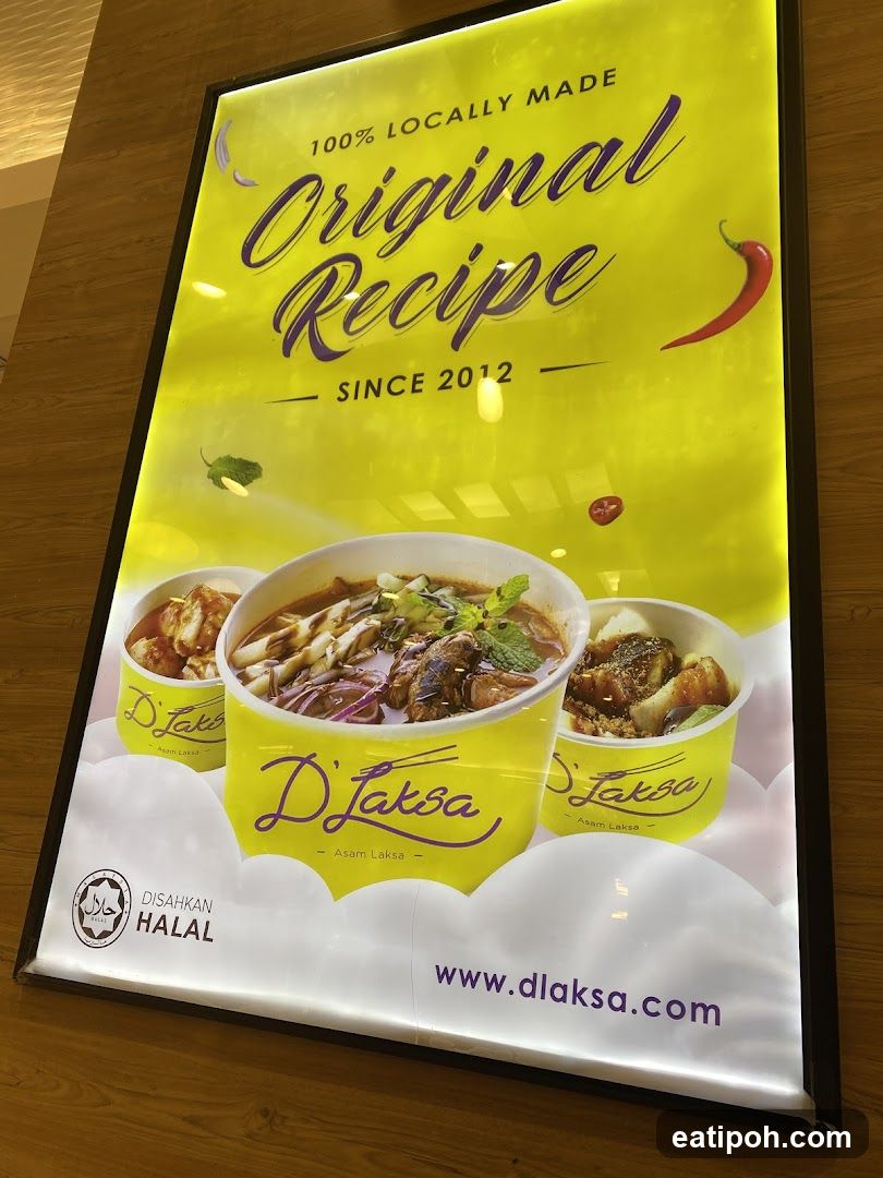 D'Laksa Advertisement Poster