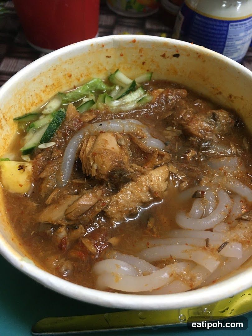 Close-up of a bowl of noodle soup