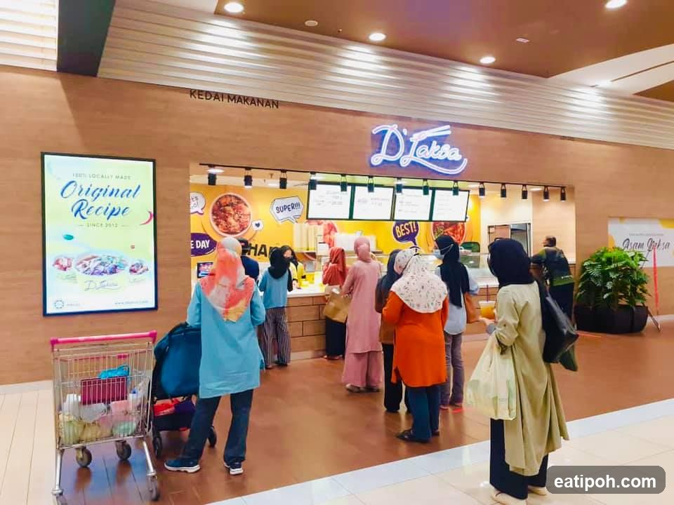 D'Jaka Food Stall Interior