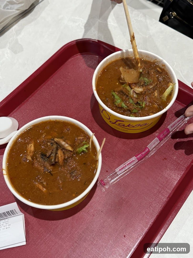 Food on tray