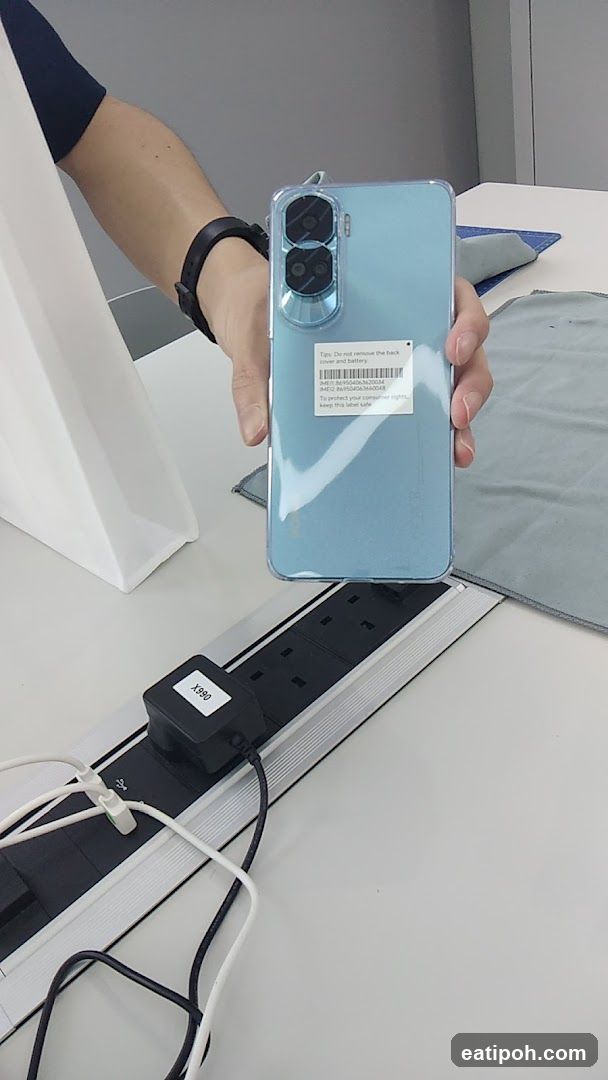 Hand Holding Smartphone