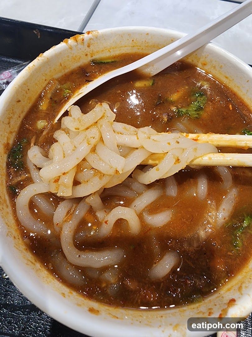 Close-up of noodle dish