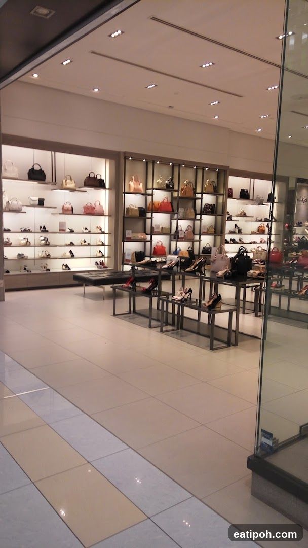 Interior of a luxury goods store