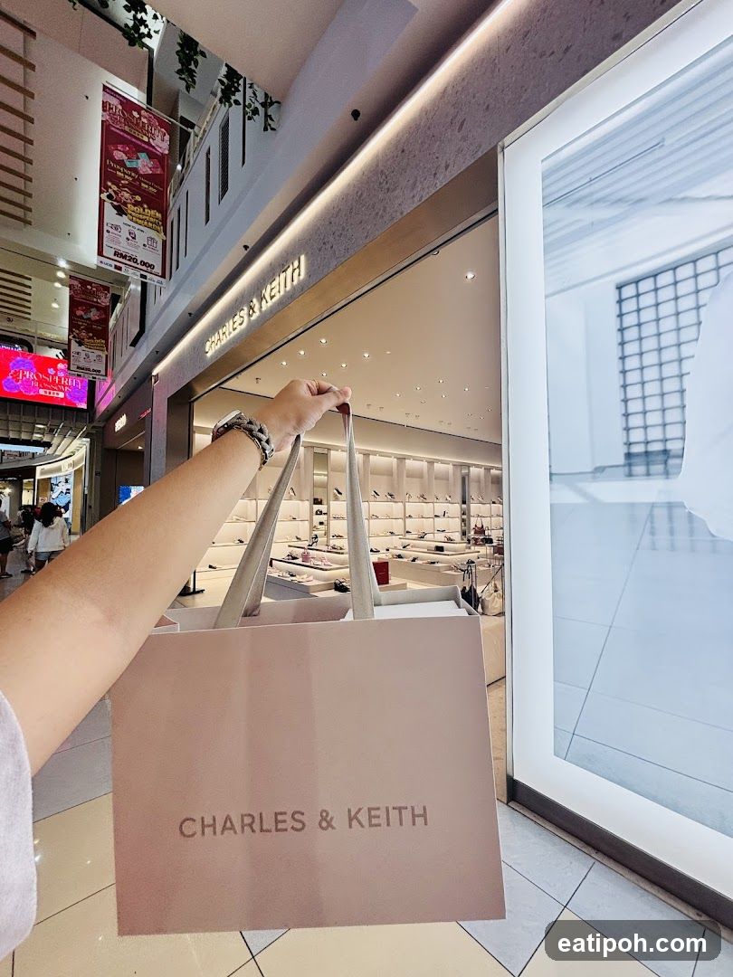Shopping bag in mall