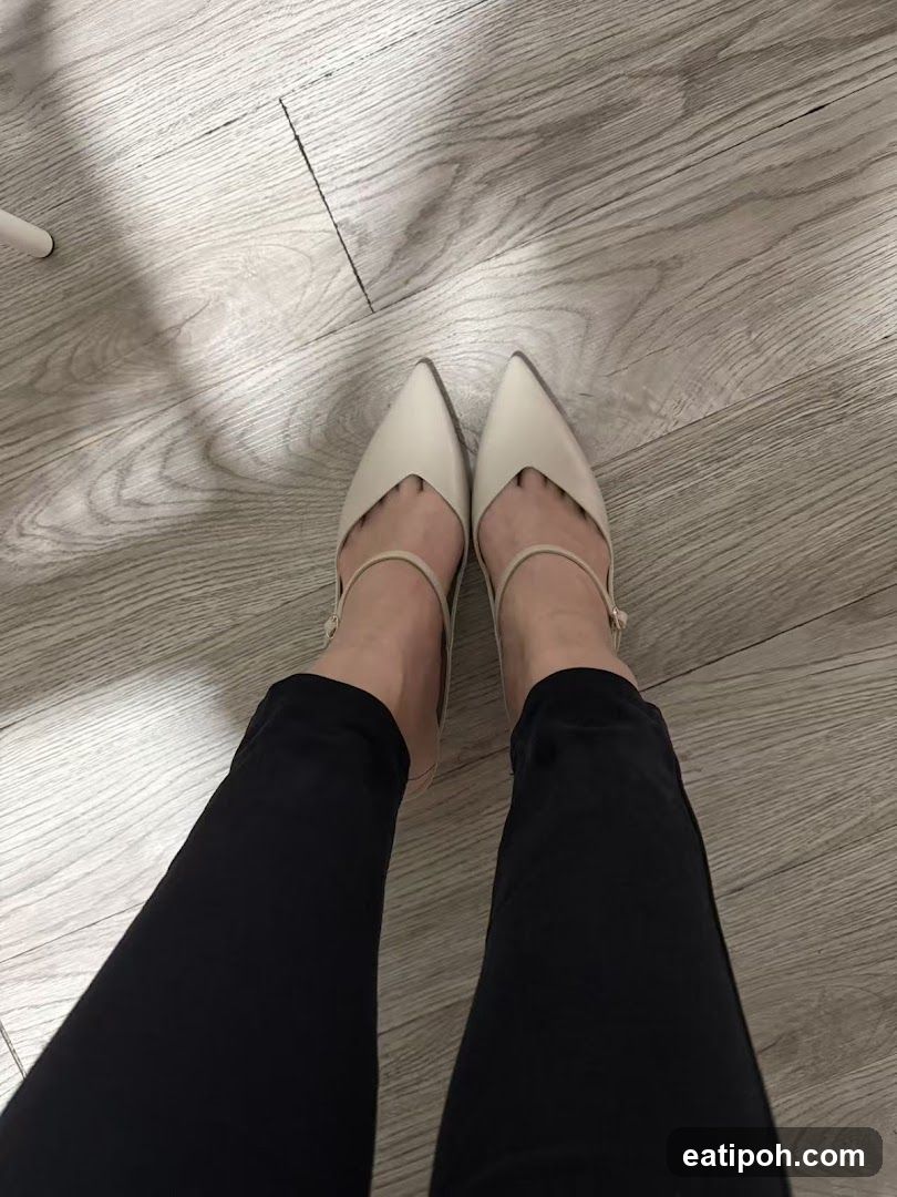 Person's Feet in Shoes