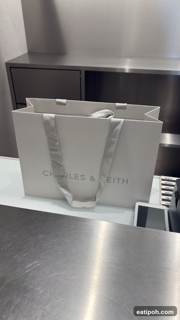 Charles & Keith shopping bag